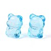 Baking Paint Transparent Glass Beads DGLA-N018-02C-2