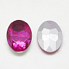 Pointed Back Glass Rhinestone Cabochons RGLA-T080-8x10mm-09-2