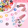 100Pcs Opaque Acrylic Bead Frame OACR-SC0002-96-7