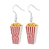 Acrylic Food Model Dangle Earrings PW-WG51A76-08-1