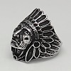 Personalized Retro 304 Stainless Steel Wide Band Rings for Men RJEW-F006-125-2