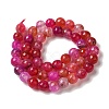 Dyed & Heated Natural Dragon Veins Agate Beads Strands G-P539-A01-22-3