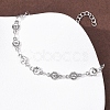 304 Stainless Steel Chain Bracelets BJEW-P376-04P-2