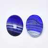 Natural Banded Agate/Striped Agate Cabochons X-G-T122-22C-2