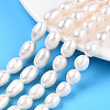 Natural Cultured Freshwater Pearl Beads Strands PEAR-N012-08O-1