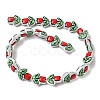 Transparent Glass Enamel Beads LAMP-C023-01F-2