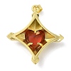 Real 18K Gold Plated Rack Plating Brass Micro Pave Cubic Zirconia Pendants KK-F854-14G-3
