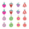 120Pcs Handmade Polymer Clay Pendants CLAY-FS0001-04-2