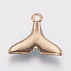 Zinc Alloy Enamel Pendants PALLOY-I124-06G-C-2