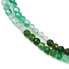 Natural Green Onyx Agate Beads Strands G-L633-A01-4mm-5