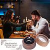 Walnut Wooden Engagement Ring Boxes CON-WH0072-88-6