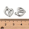Non-Tarnish 304 Stainless Steel Charms STAS-G322-01P-3