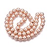 Electroplate Non-magnetic Synthetic Hematite Bead Strands X-G-Q466-8mm-03-2