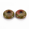 Natural Unakite Pendants G-T122-67D-2