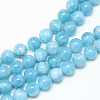 Natural Blue Quartz Beads Strands G-R345-6mm-29-1-1