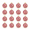 Golden Plated Alloy Enamel Charms ENAM-S118-08D-2