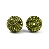 Grade A Rhinestone Pave Disco Ball Beads RB-Q105-3-3