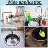 10Pcs 5 Colors Polyester Cleaning Cloths AJEW-GF0011-61-4