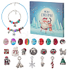 Christmas Theme DIY European Bracelet Necklaces Making Kit DIY-WH0308-346-1