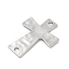Alloy Textured Religion Cross Links Connector Charms FIND-Z127-01P-03-2