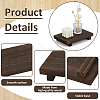 4Pcs Wooden Jewelry Display Pedestals ODIS-WA0001-05-4