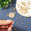 100Pcs Brass Beads KK-TA0008-53-6