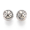 Alloy Rhinestone European Beads FIND-N009-08P-1