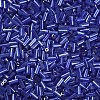 Transparent Colours Luster Glass Bugle Beads SEED-N005-001-A02-3