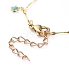 Star Brass Enamel Charm Bracelets X-BJEW-JB05221-02-3