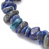 Natural Lapis Lazuli Chips Beaded Bracelet BJEW-JB09686-06-2