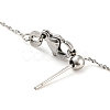 Non-Tarnish 304 Stainless Steel Add a Bead Adjustable Chains Bracelets for Women BJEW-M307-01B-P-3