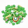 Handmade Polymer Clay Cabochons X-CLAY-N006-86-3