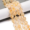 Heated Natural Citrine Beads Strands G-C171-D02-01-2