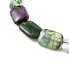 Natural Striped Agate/Banded Agate Beads Strands G-B137-B01-01J-3
