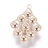 Plastic Imitation Pearl Beads Pendants IFIN-F156-10LG-3