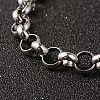 Tarnish Resistant 304 Stainless Steel Rolo Chain Bracelets BJEW-H477-04-2