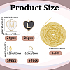 52Pcs 2 Colors Alloy Enamel Pendants Kits DIY-BM0001-46-2