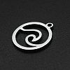 Non-Tarnish 201 Stainless Steel Charms STAS-N090-LA002-2