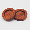 Wood Cabochon Settings AJEW-WH0041-87B-1
