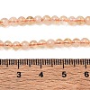 Heated Natural Citrine Beads Strands G-A262-A01-5mm-3