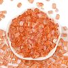 Transparent Spray Painted Glass Seed Beads SEED-L011-10A-08-2