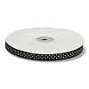 100 Yards Polka Dot Print Nylon Ribbons OCOR-G014-01G-2