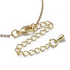 Brass Micro Pave Cubic Zirconia Pendant Necklaces NJEW-JN02426-4