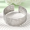 21.5MM 304 Stainless Steel Textured Cuff Bangles for Women SA-CBA37BC-26P-2