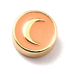 Brass Enamel Beads KK-D068-01G-RS-3