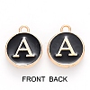 Golden Plated Enamel Alloy Charms ENAM-SZ0001-26B-A-3