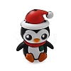 Christmas Theme Silicone Focal Beads SIL-L007-01H-1