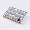 Cuboid Wood Bracelet Displays BDIS-K003-01-1