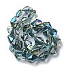 Electroplate Transparent Glass Beads Strands EGLA-E060-01A-FR05-2