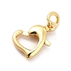 Rack Plating Brass Lobster Claw Clasps KK-K270-23G-1
